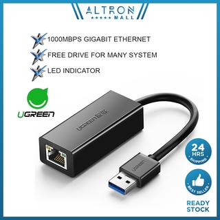 UGREEN Network Adapter USB 3.0 to Ethernet RJ45 Lan Gigabit Adapter for 1000 Mbps Ethernet