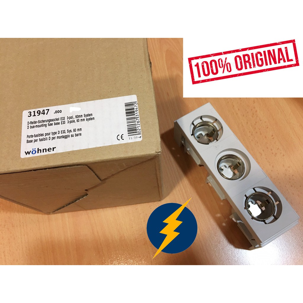 Wohner DFUSE BASE, BUSBAR MOUNTED, 57MM ( 31947 ) Shopee Malaysia