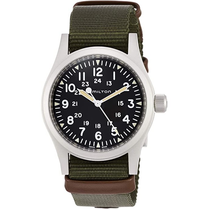 hamilton khaki field mechanical men's watch