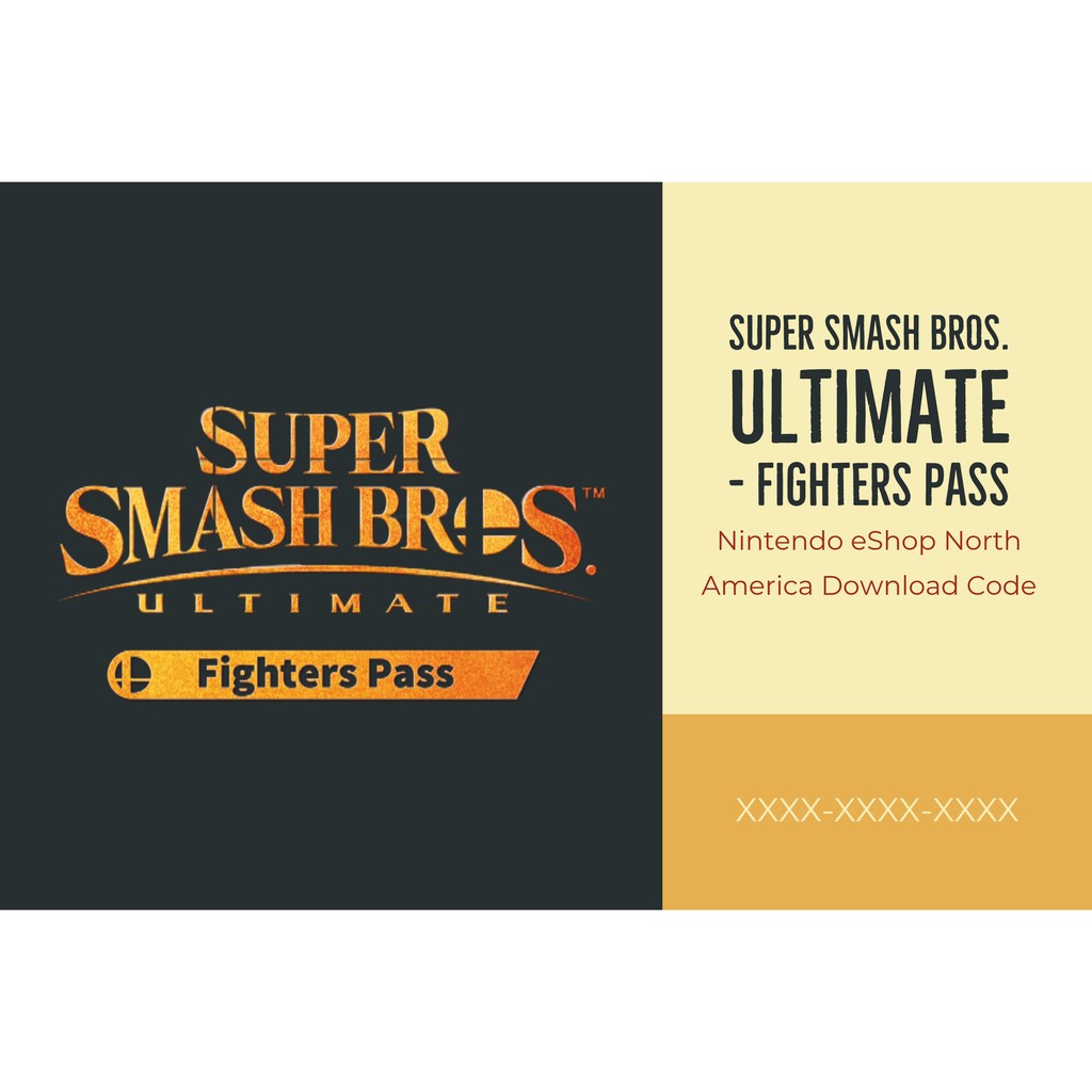 super smash bros ultimate fighter pass code