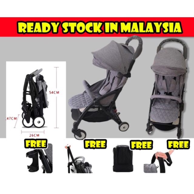 Readystok Baby Stroller Cabin Lightweight Ringgan Baby Throne