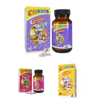 Champs D-Warms Chocolate Chewable Tablets 2's (Ubat Cacing 