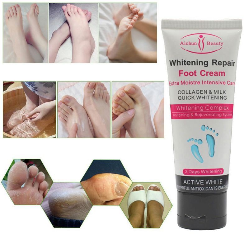 Krim kaki merekah Putihkan Kaki Gelap Whitening Repair Foot Cream ...