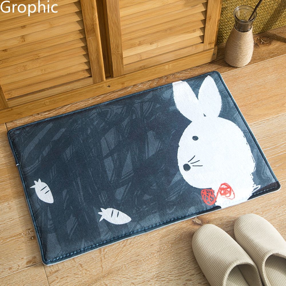 Mats Animal Printed Doormats Cat Floor Mat For Living Room Anti