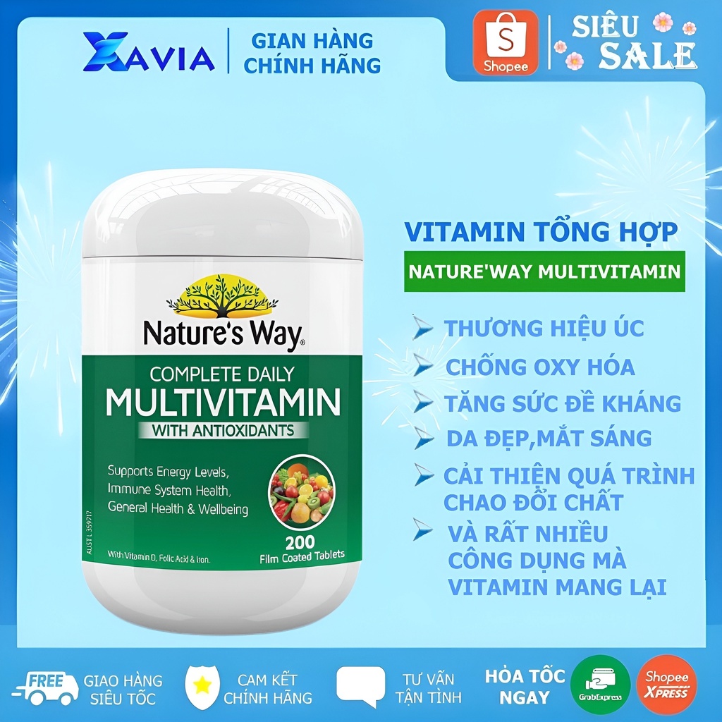 Nature's Way Complete Daily Multivitamin Australian Multivitamin 200