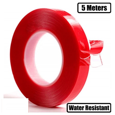 Heavy Duty Strong Double Sided Acrylic Foam Tape Clear 5m Adhesive Transparent Double Side Tape Shopee Malaysia