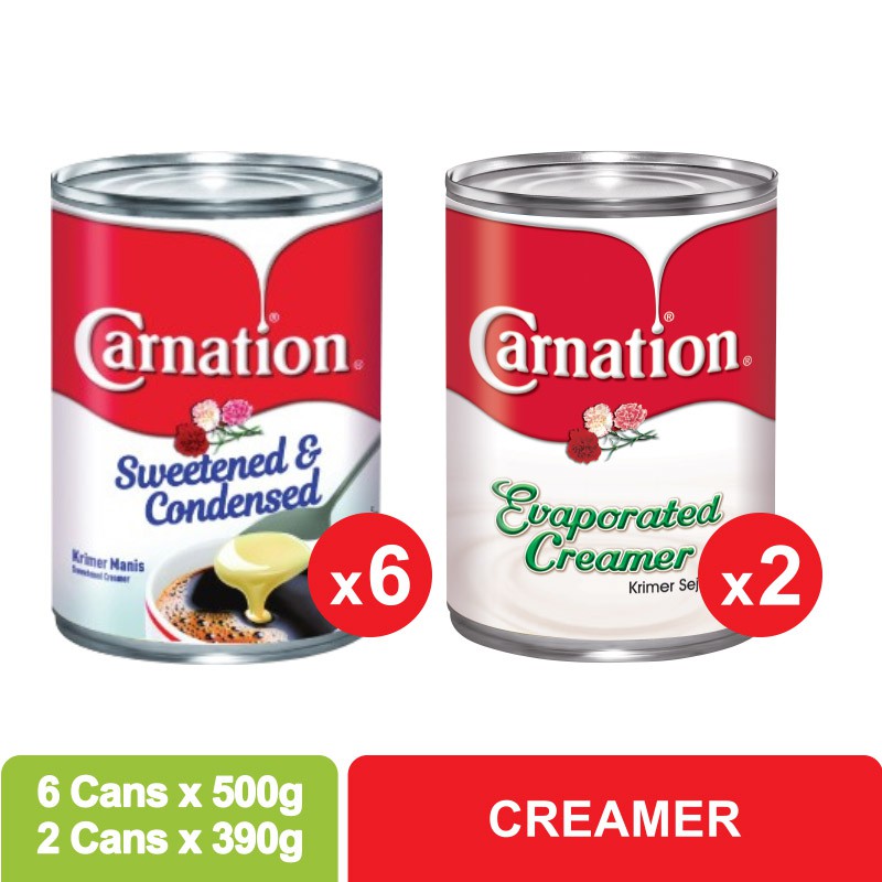 Carnation Sweetened Beverage Creamer Bundle (500g x 6)