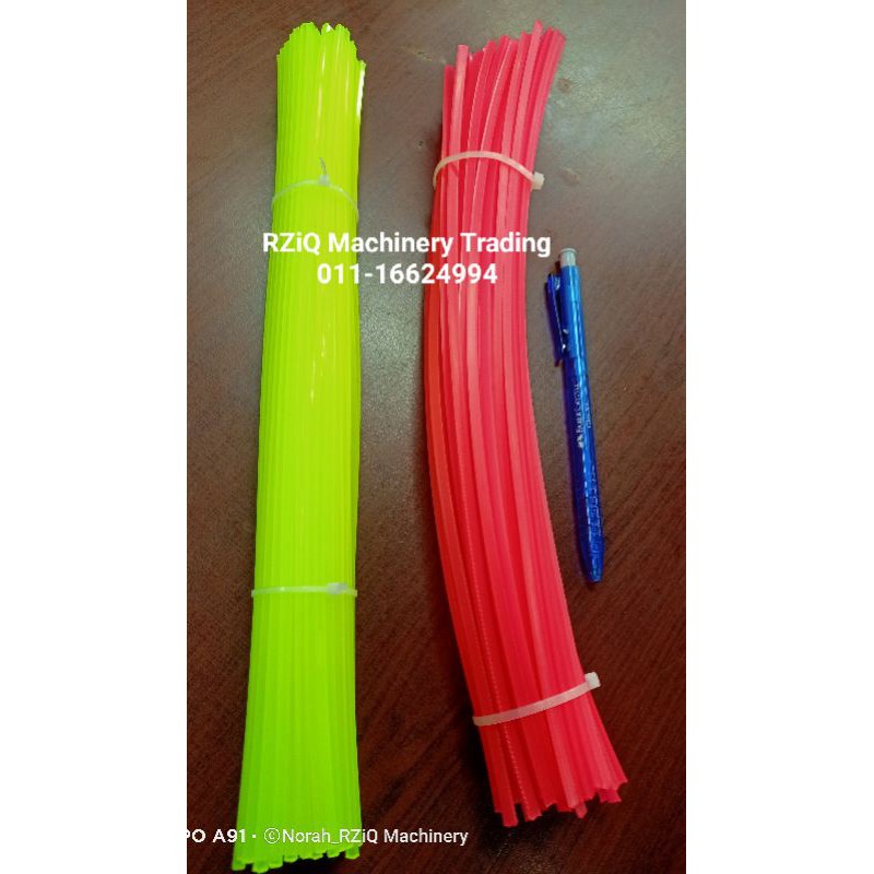 RZiQ 12" 200G Ready Cut Grass Cutter Nylon Trimmer Line Brush Cutter/Tali mesin rumput siap potong/cable potong rumput
