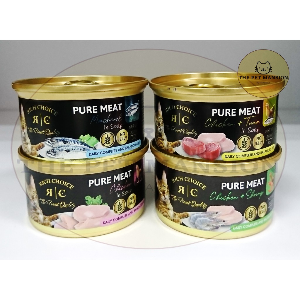 Rich Choice Holistic Pure Meat Cat Canned (85g) Shopee Malaysia
