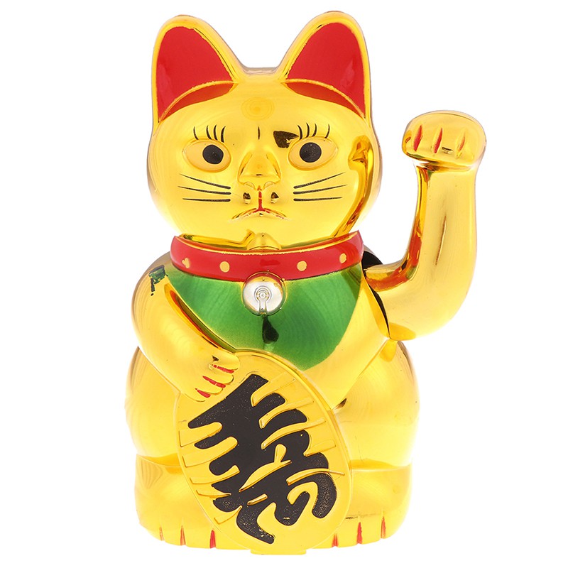 chinese cat with swinging arm