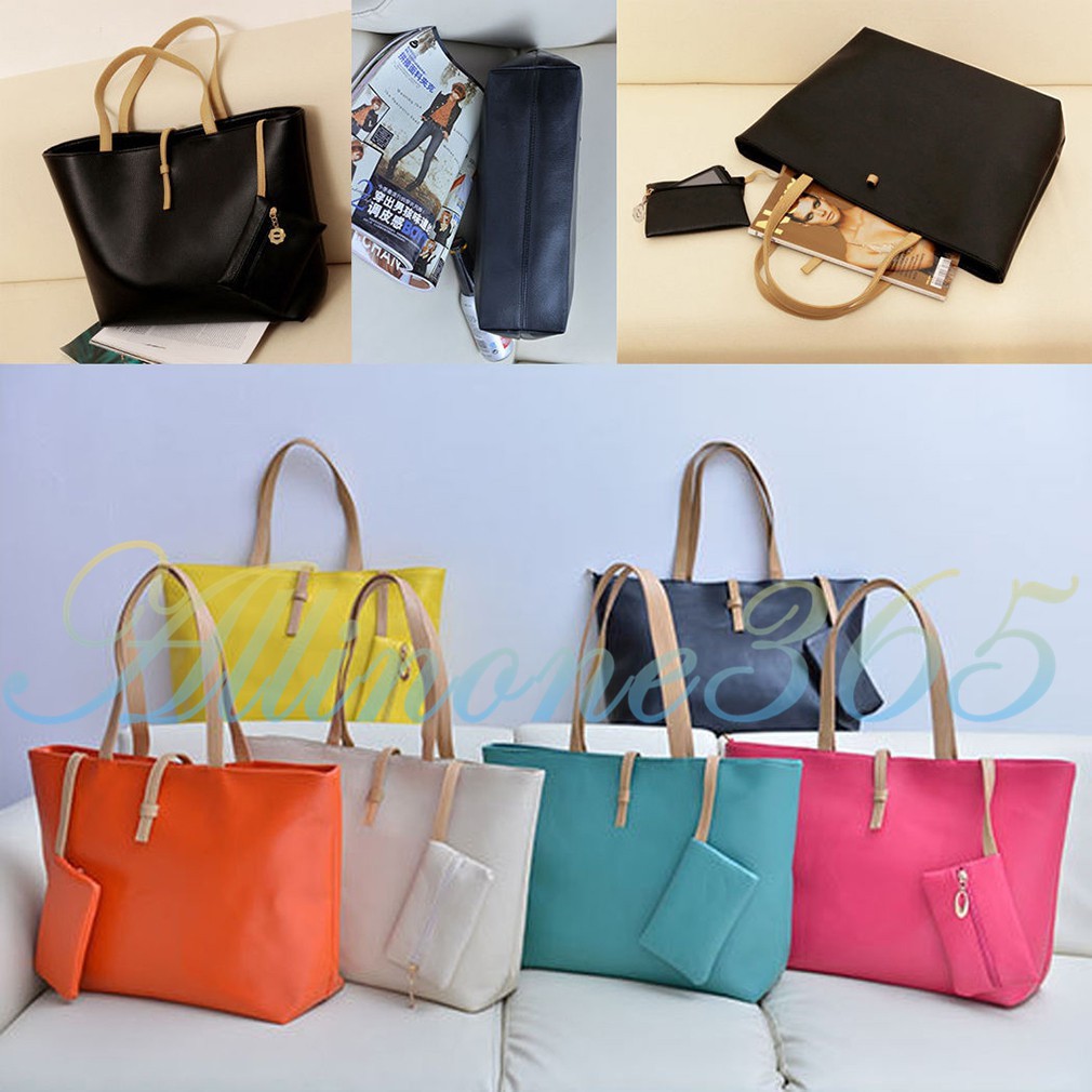PU Tote Hobo Handbags Satchel bag Purse Shoulder Bags | Shopee Malaysia