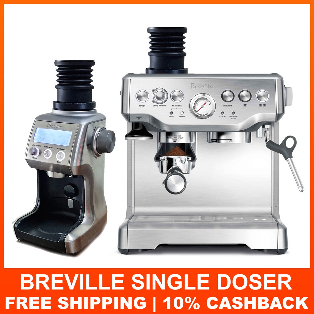 Breville Grinder Advanced Single Dose Hopper Zero Retention Espresso