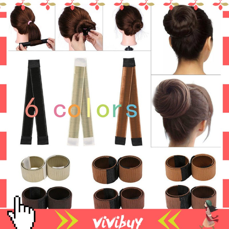 Magic Diy Hair Bun Snap Styling Donut French Twist Women S
