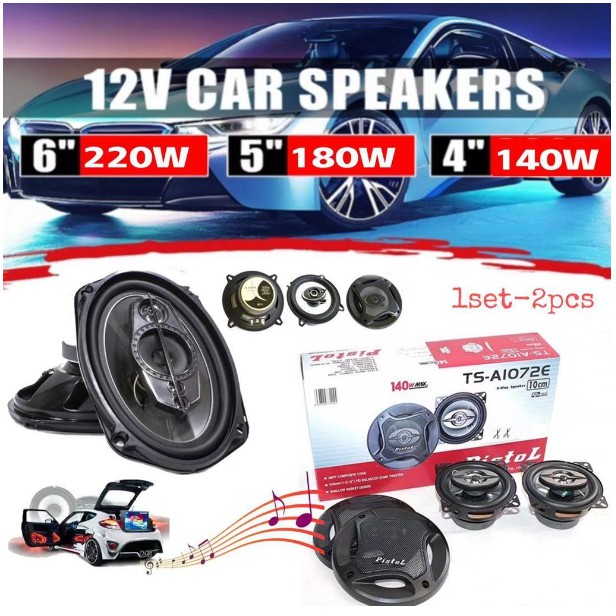 Lelong Prices Pistol 4 5 6 Inch 2 Two Way Car Audio Coaxial Speaker 220 Watts Viva Myvi Lagibest Saga Vvt Flx Iriz Shopee Malaysia