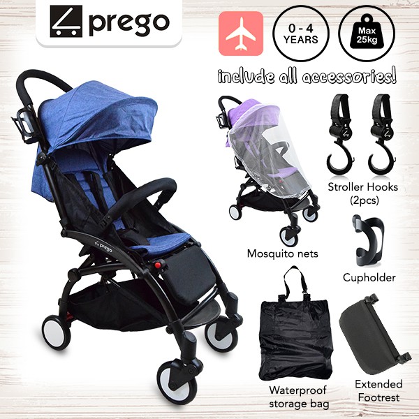 airplane stroller size