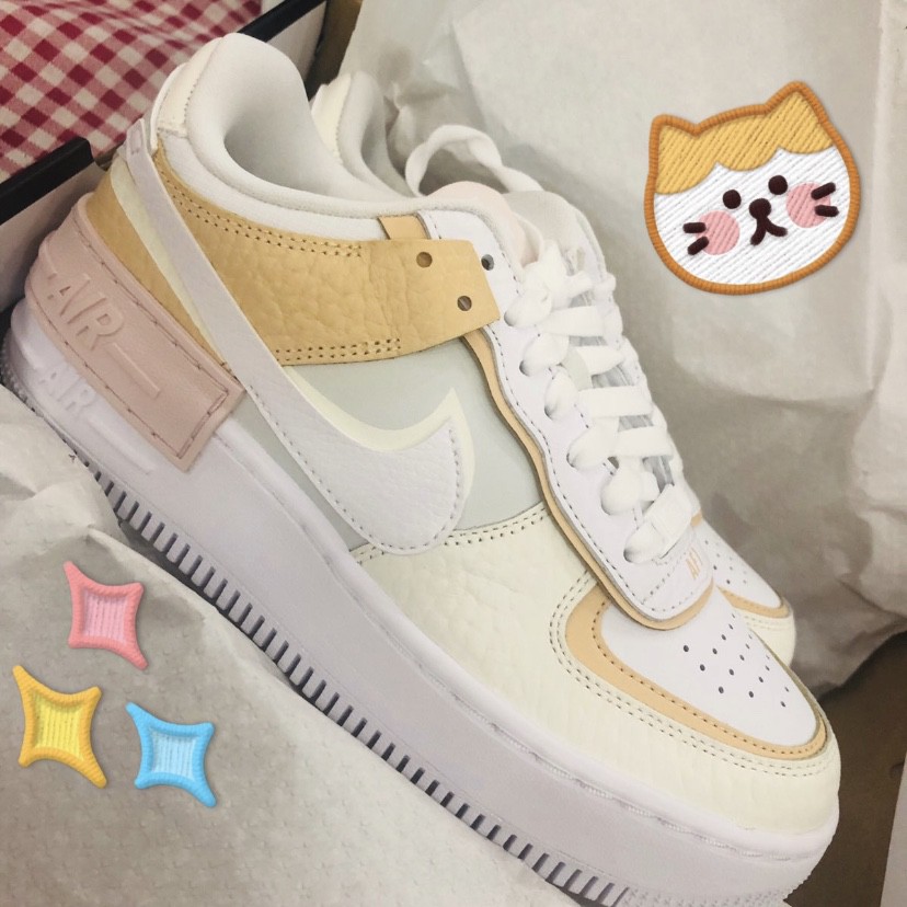 nike air force one cream