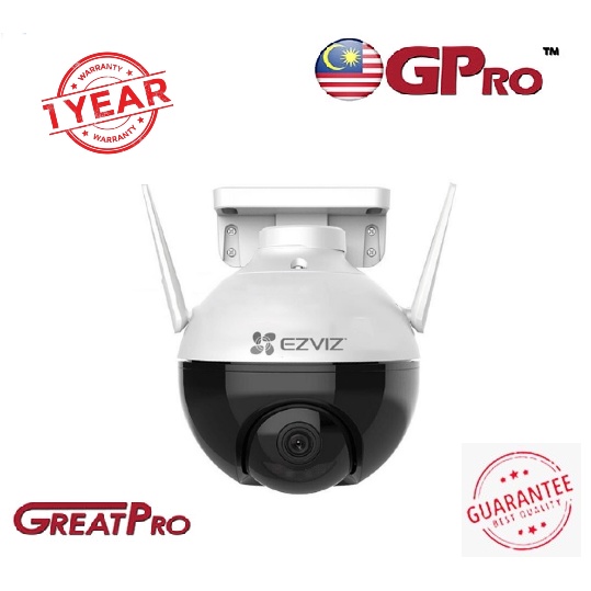 GPRO EZVIZ C8C 4MM/6MM Outdoor Wireless Security Camera CCTV Pan & Tilt, Color Night Vision, Active Defense, Human Detec