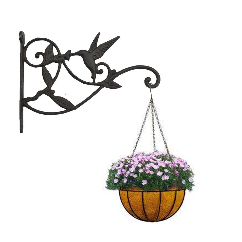 Cinglen Plant Bracket Hook Iron Decorative Plant Hanger For Flower