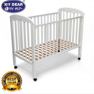 My Dear Baby Cot With 3 Position Mattress Base Height 24 X 48 Shopee Malaysia