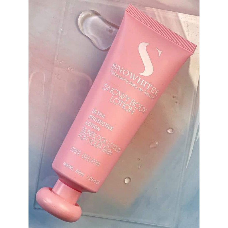 SNOWY BODY LOTION SNOWHITEE LOSYEN SNOWWHITE SNOW WHITE ORIGINAL HQ
