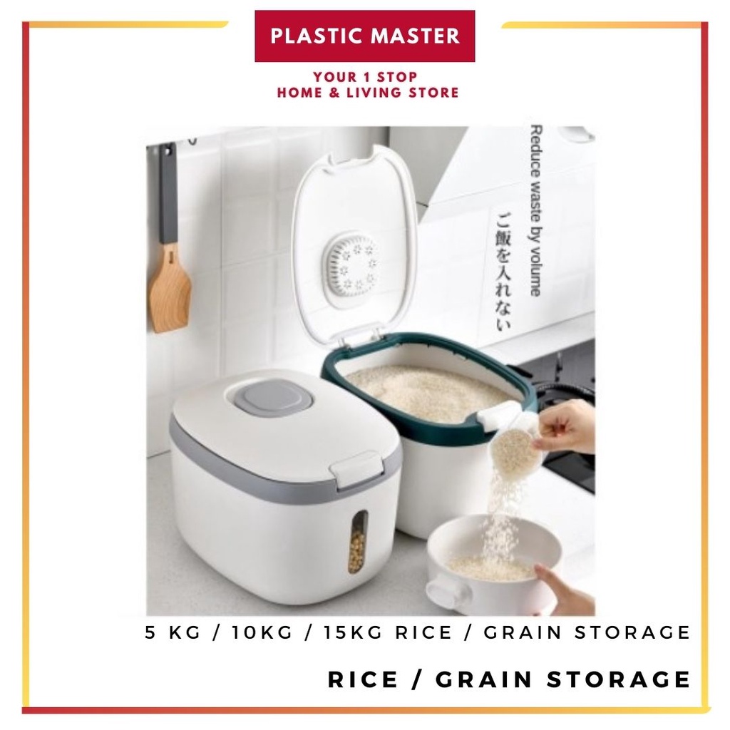 Rice & Grain Container Bucket Nano InsectProof MoistureProof Rice Box