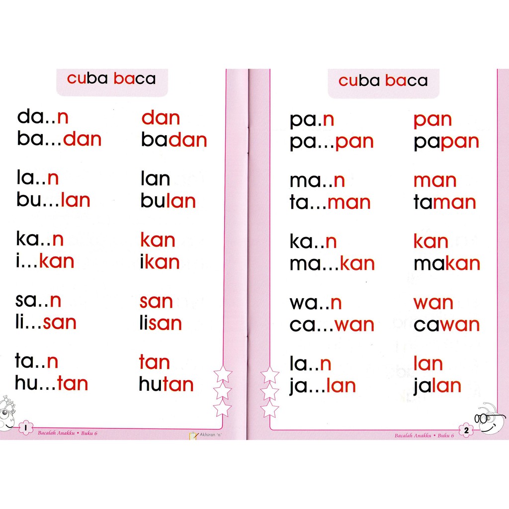Set Buku Bacalah Anakku Buku 1 8 Shopee Malaysia