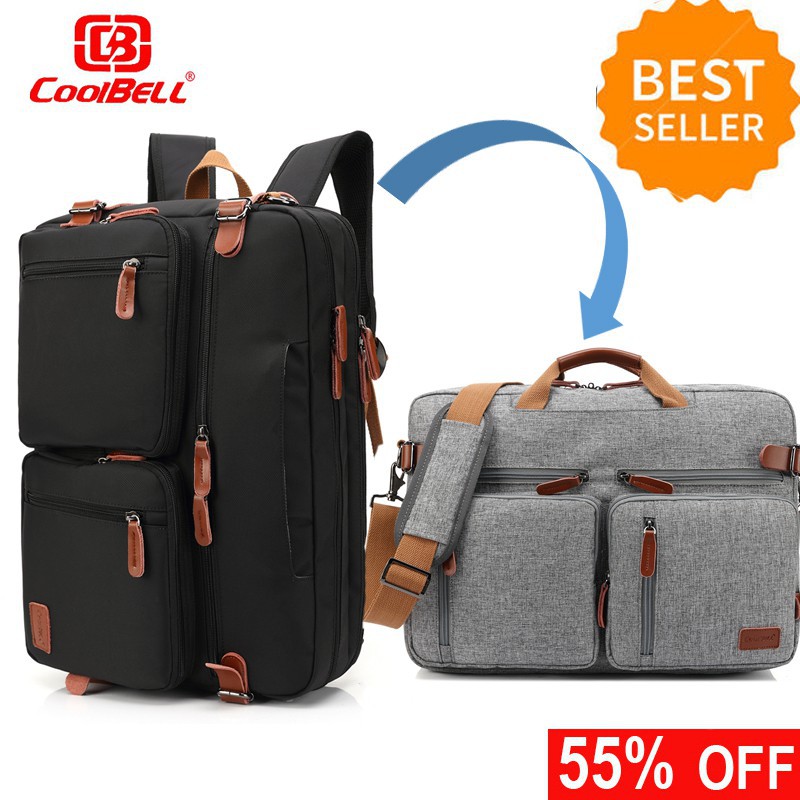 CoolBELL Messenger Business 15.6/17.3 inch Laptop bag Shopee Malaysia