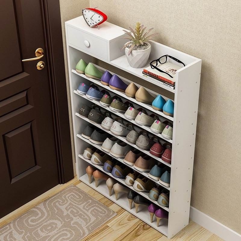 Finsso: Calix Wooden Shoe Rack / Shoe Cabinet /Rak Kasut