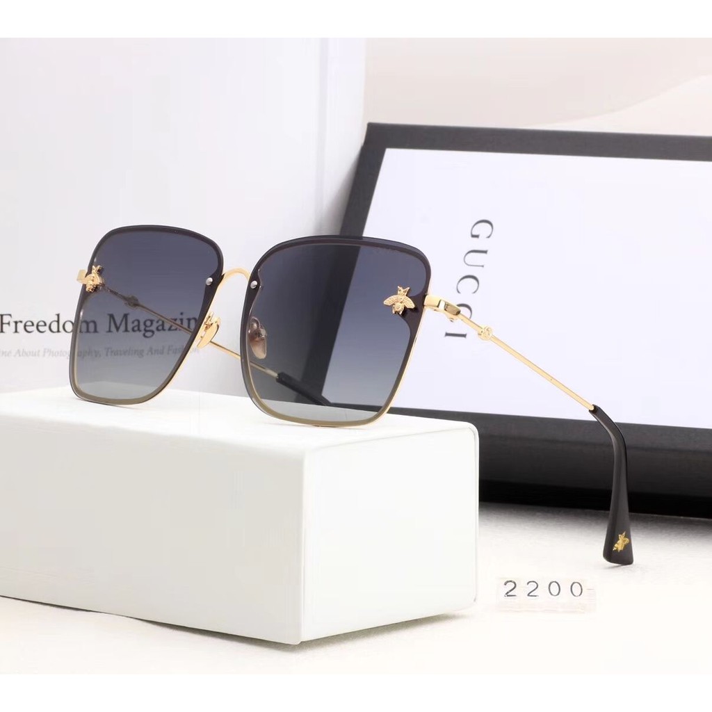 gucci men's bee sunglasses