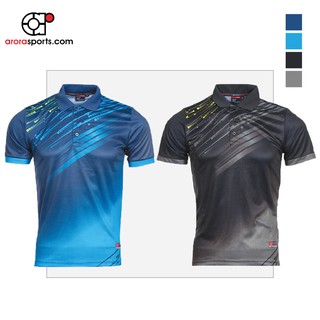 ARORA SPORTS Unisex Sublimation Polo Dry Fit Jersey - Blue / Black ...