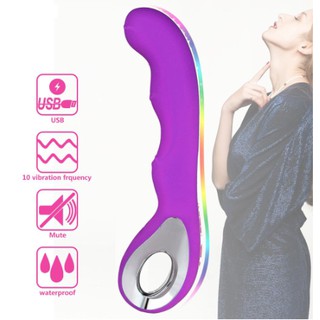 【Malaysia Ready Stock】G-spot Vibrator Rechargeable Waterproof Dildo Vibe Dual Motor Clit Stimulator with 10 Modes