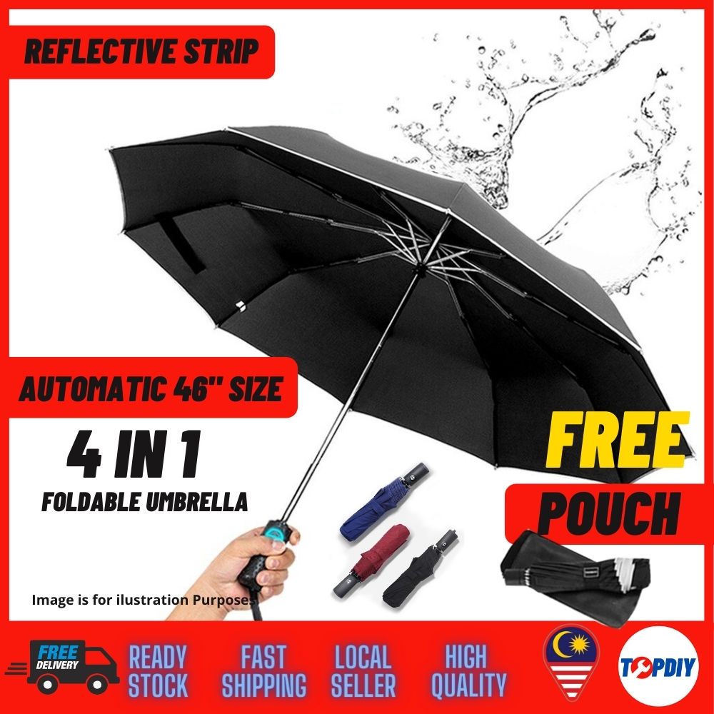 46 inch 4 in 1 Large UV Protection And Windproof Umbrella Automatic ...