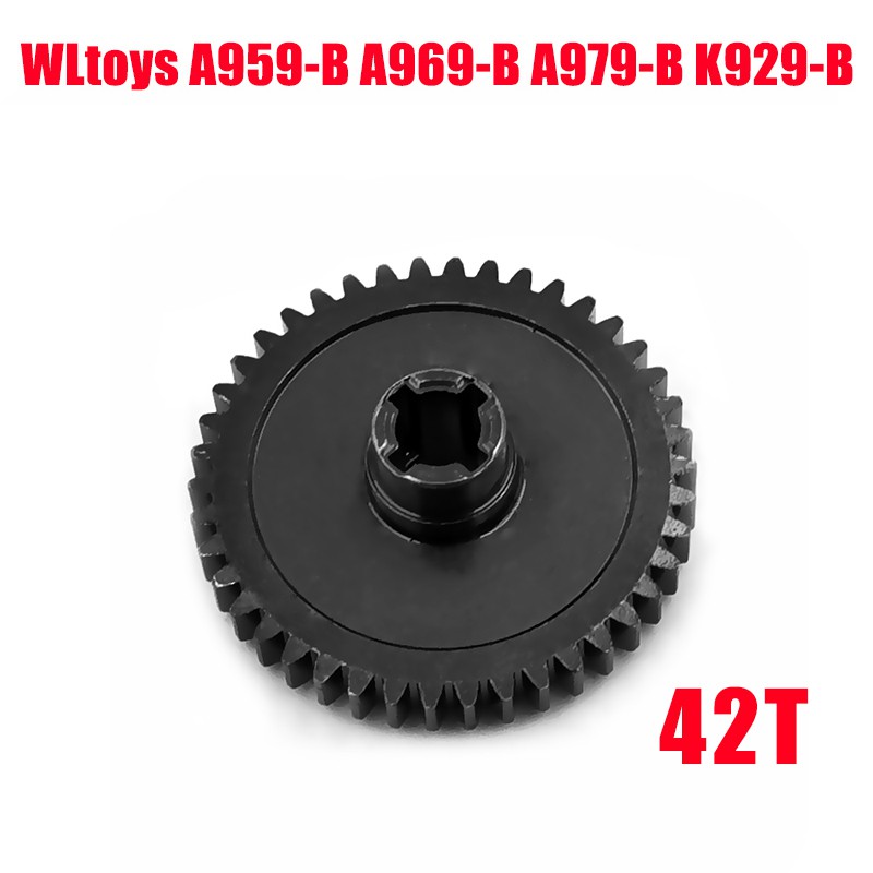 Motor Gear 27T For 1//18 WLtoys A959-B A969-B A979-B Metal Diff Main Gear 42T