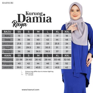 HASNURI DAMIA BAJU KURUNG BAJU RAYA 2021 ️ BERPOKET MESRA MENYUSU BAJU
