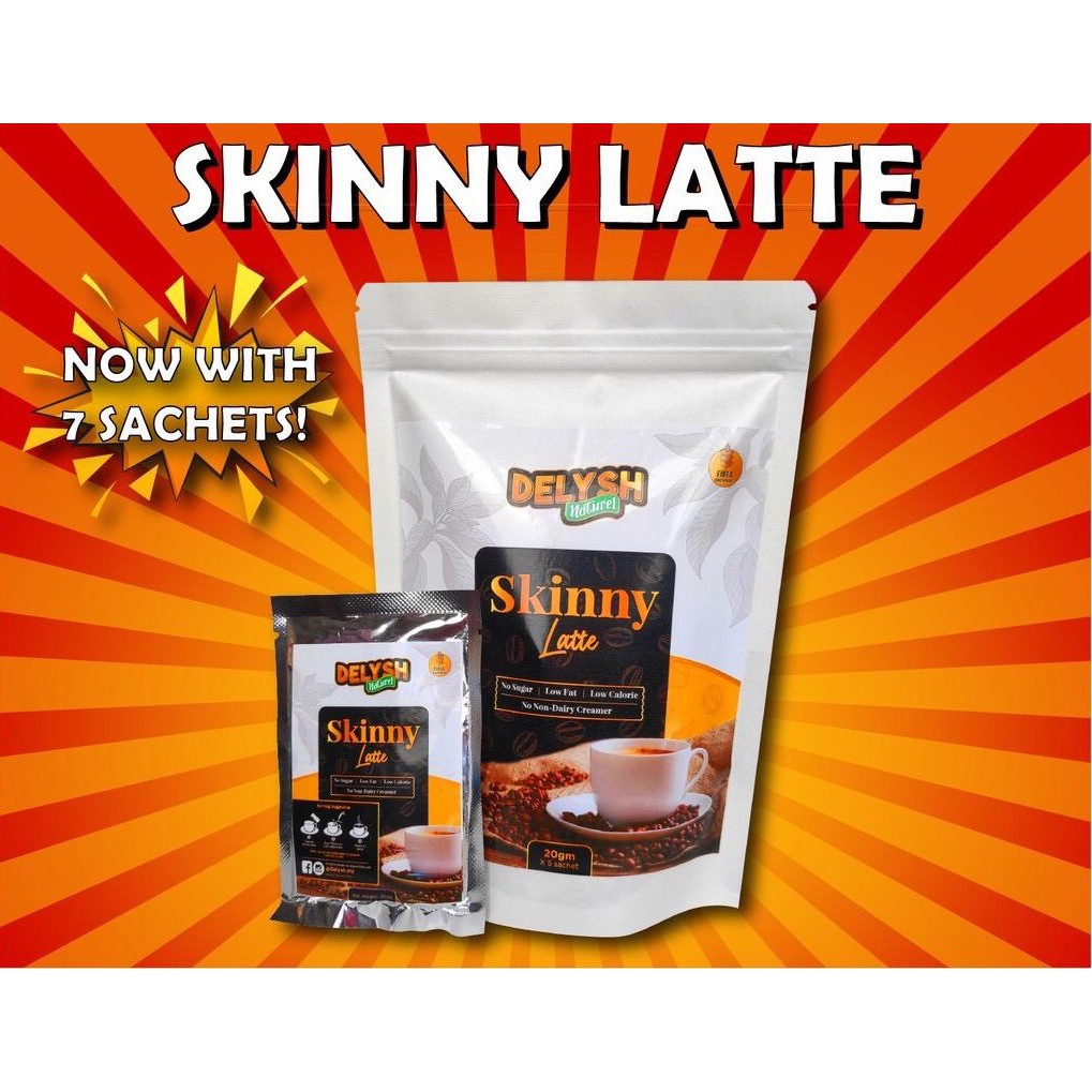 NEW SKINNY LATTE LOW KCAL,LOW FAT,NO SUGAR Shopee Malaysia