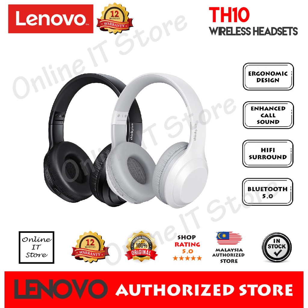 Headset Lenovo TH10 wireless headset Bluetooth headset can be connected computer desktop notebook dedicated mobil