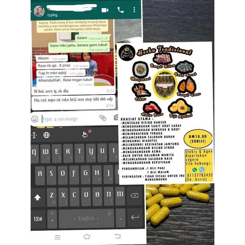 Buy Herba Tradisional Sakit Urat Saraf Uluran Angin Pasang Bengkak Dan Gout 20biji Seetracker Malaysia