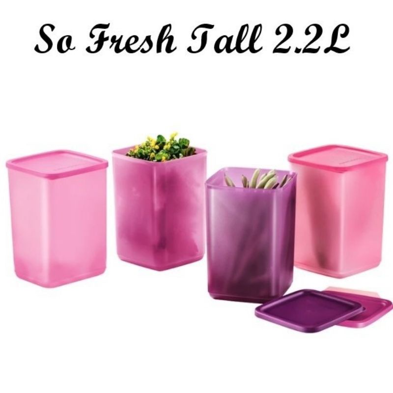 Tupperware So Fresh Tall 2.2L (4pcs)