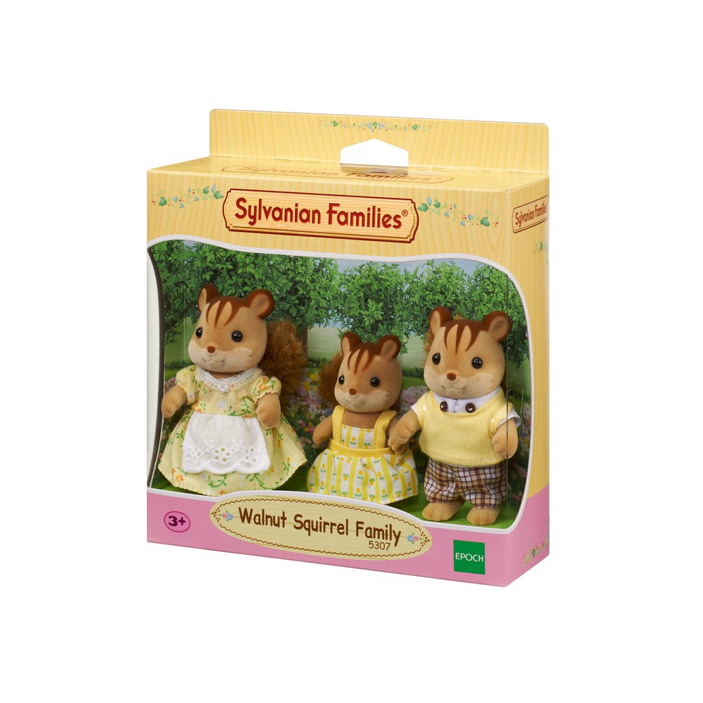 Sylvanian Families WALNUT SQUIRREL FAMILY (3 FIGURES) Shopee Malaysia