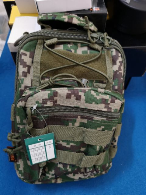 Sling Bag Camo Digital Tentera Darat Bag Lasak Ready Stock Shopee Malaysia