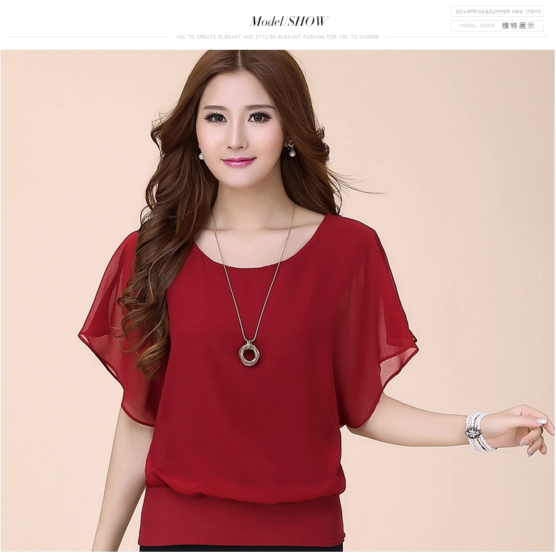 M-3XL Korean Fashion Women's Blouse Plus Size Shirt Tops (Ready Stock ...