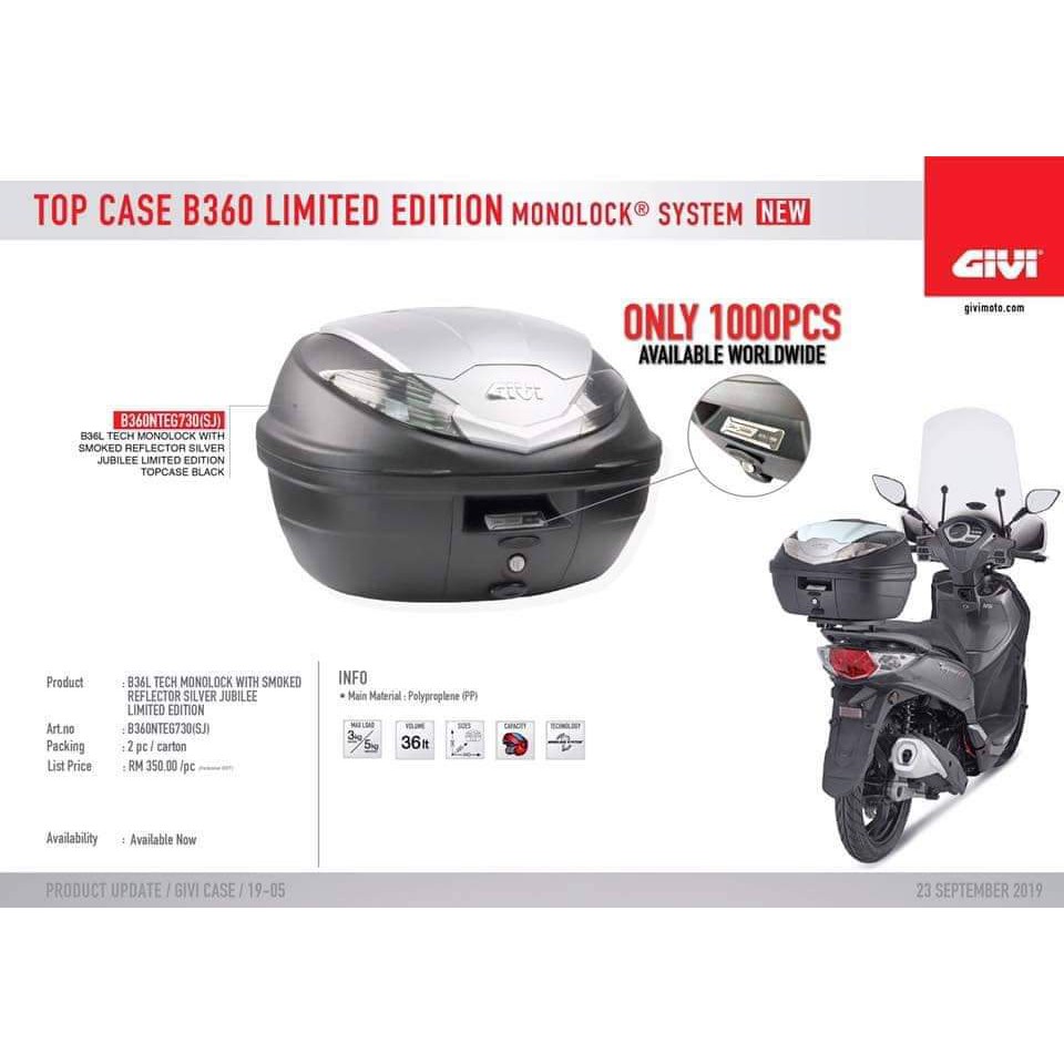 givi box 36 liters price