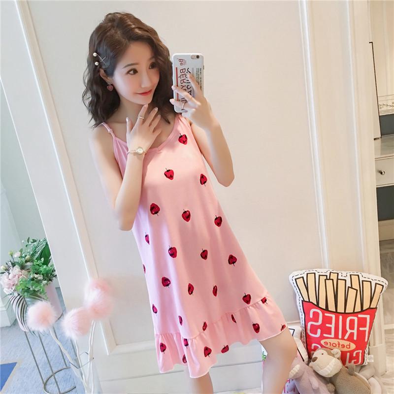 Women Baju Tidur Korean Sexy Lingerie Dresses Home Sleep Nightwear 