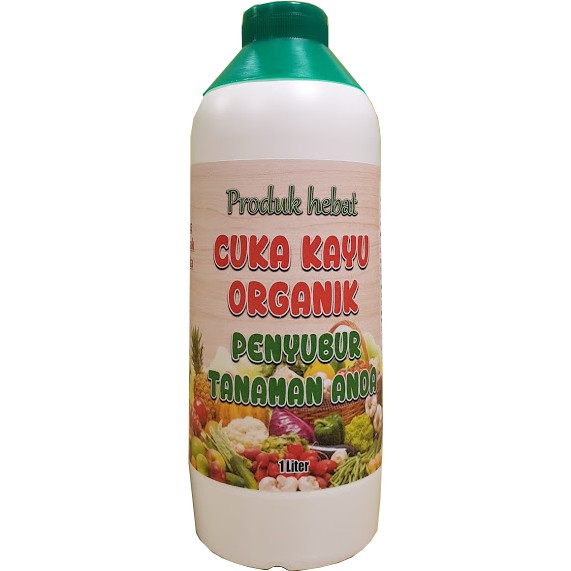  Cuka Kayu  Organik Wood Vinegar 100 1 Liter Shopee 