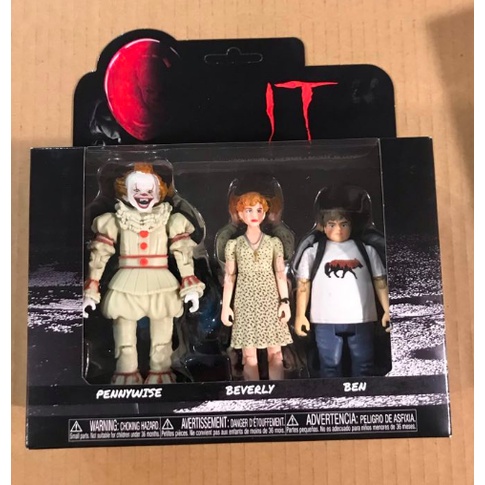 Funko IT Action Figures Set 1 Pennywise With Arms Beverly Ben 3 Pack ...