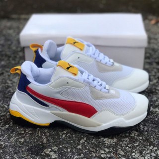 puma thunder spectra white green red
