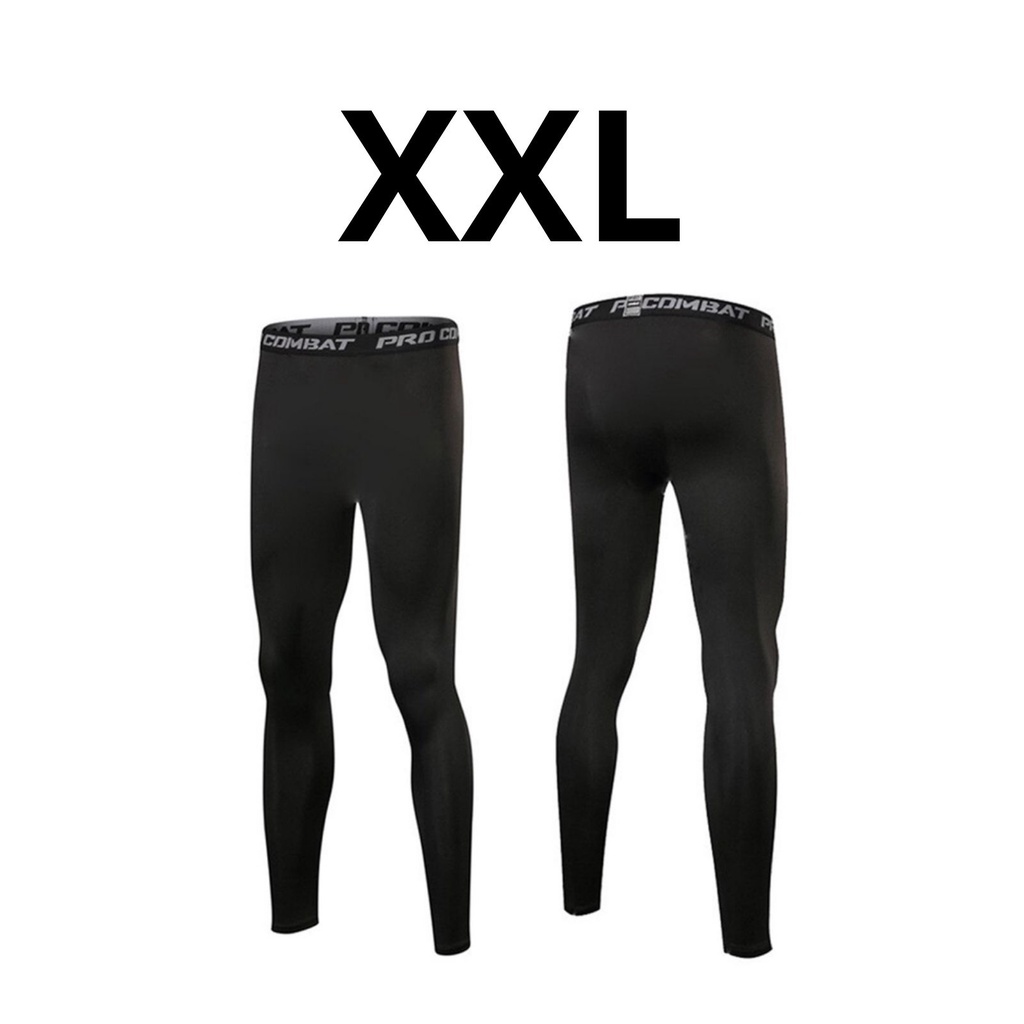 (S - 3XL) Pro Combat Cool Unisex Legging Tight Gym Running Football Sportwear Quick-Drying Long Sport Pants Seluar Sukan