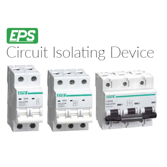 EPS 2 POLE 32A/40A/63A ISOLATOR / MAIN SWITCH CIRCUIT BREAKER (READY