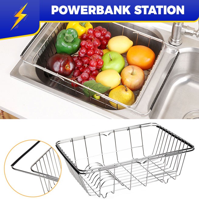 Excellent Kitchen Sink Basket 304 Stainless Steel Adjustable