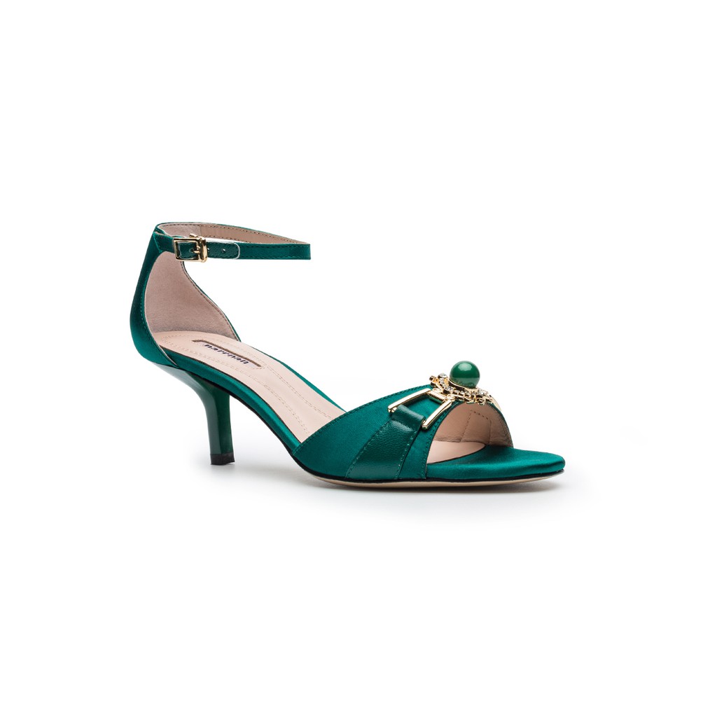 dark green sandals